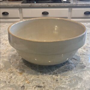 Vintage Red Wing Inspired Large Stoneware Bread Dough Mixing Bowl 12”